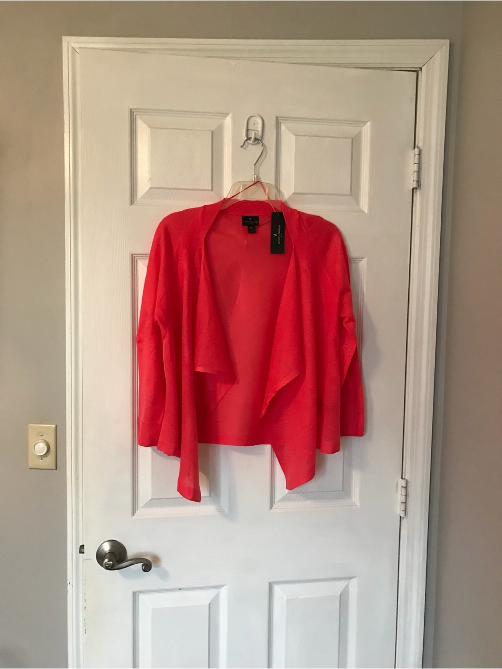 Worthington Coral Open-Front Draped Women’s Cardigan
